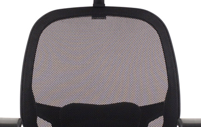 Denver High Mesh Back Black Task Operator Office Chair with Arms