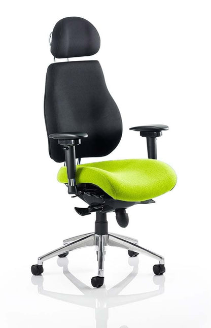 Chiro Plus Ultimate High Back Ergonomic Posture Chair with Arms and Headrest