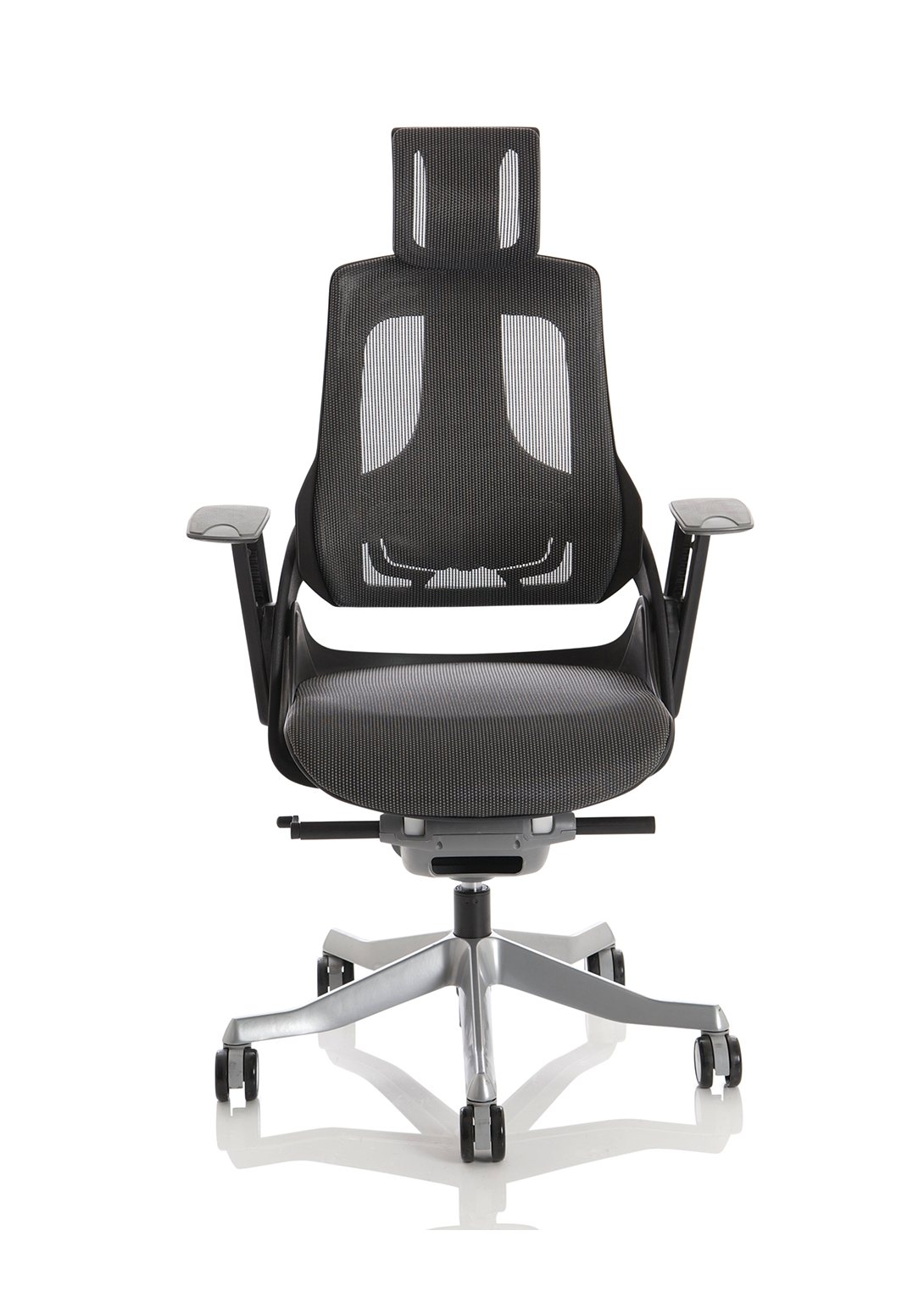 Zure High Back Black Shell Executive Office Chair with Arms