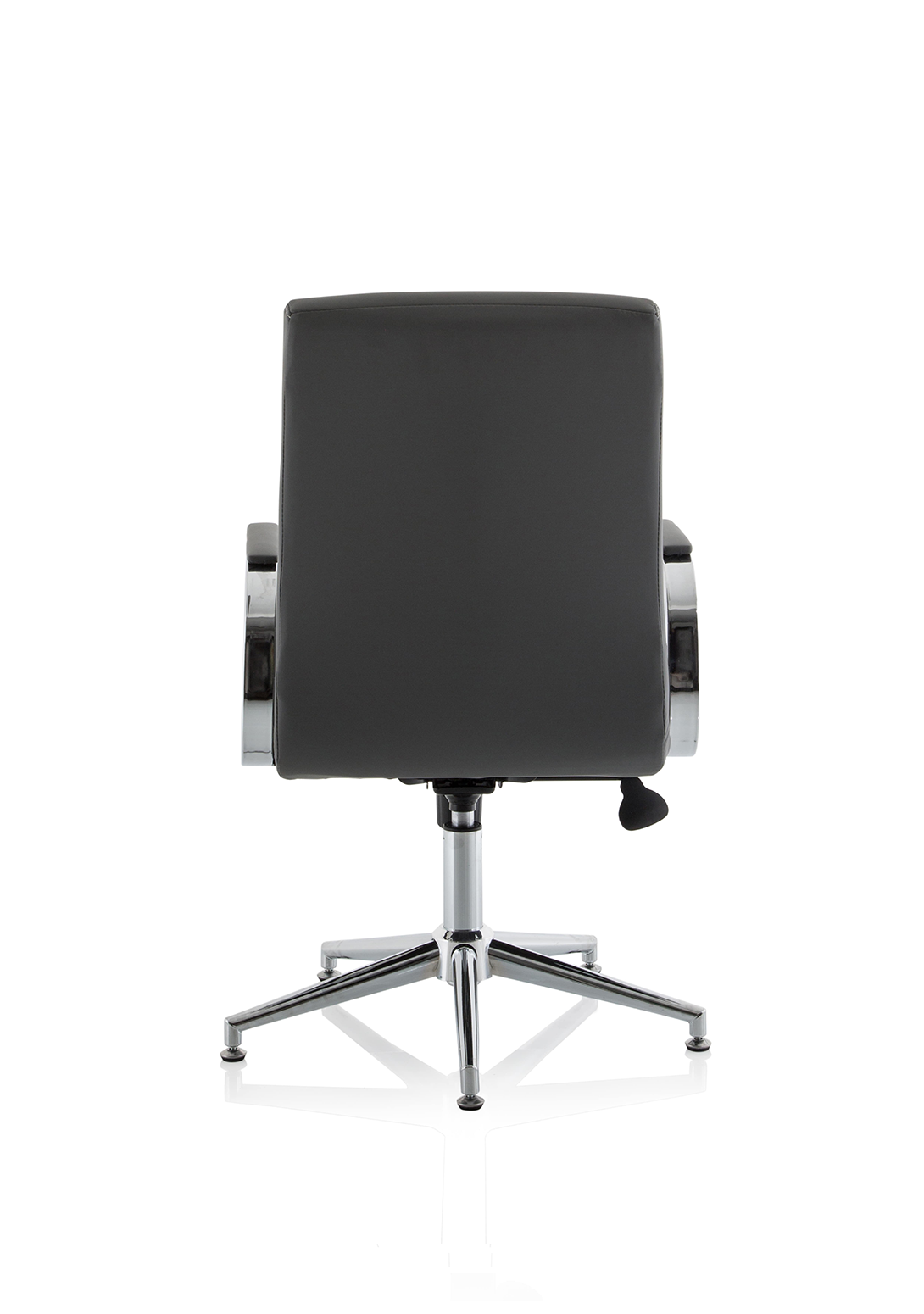 Ezra Medium Back Leather Executive Office Chair with Arms