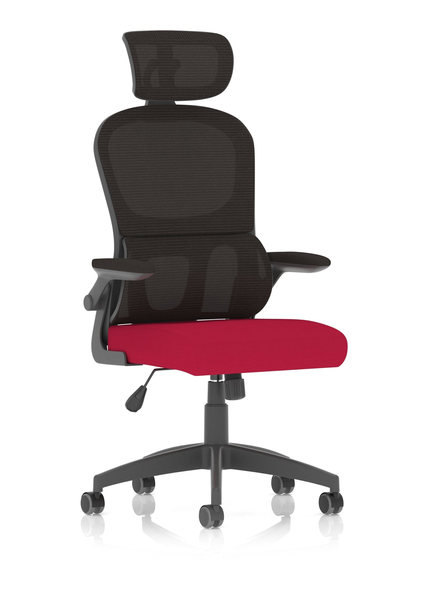 Iris Task Operator Mesh Back Fabric Seat With Headrest