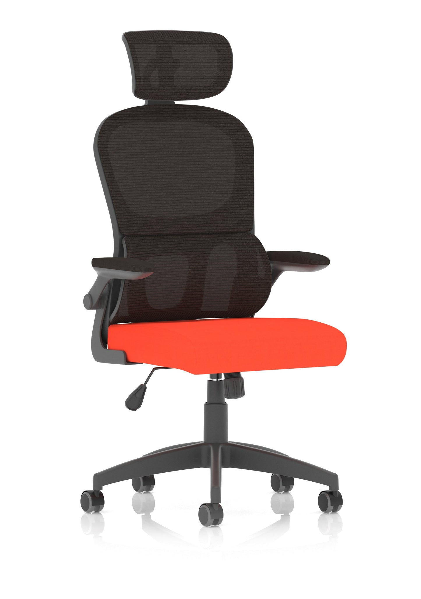 Iris Task Operator Mesh Back Fabric Seat With Headrest