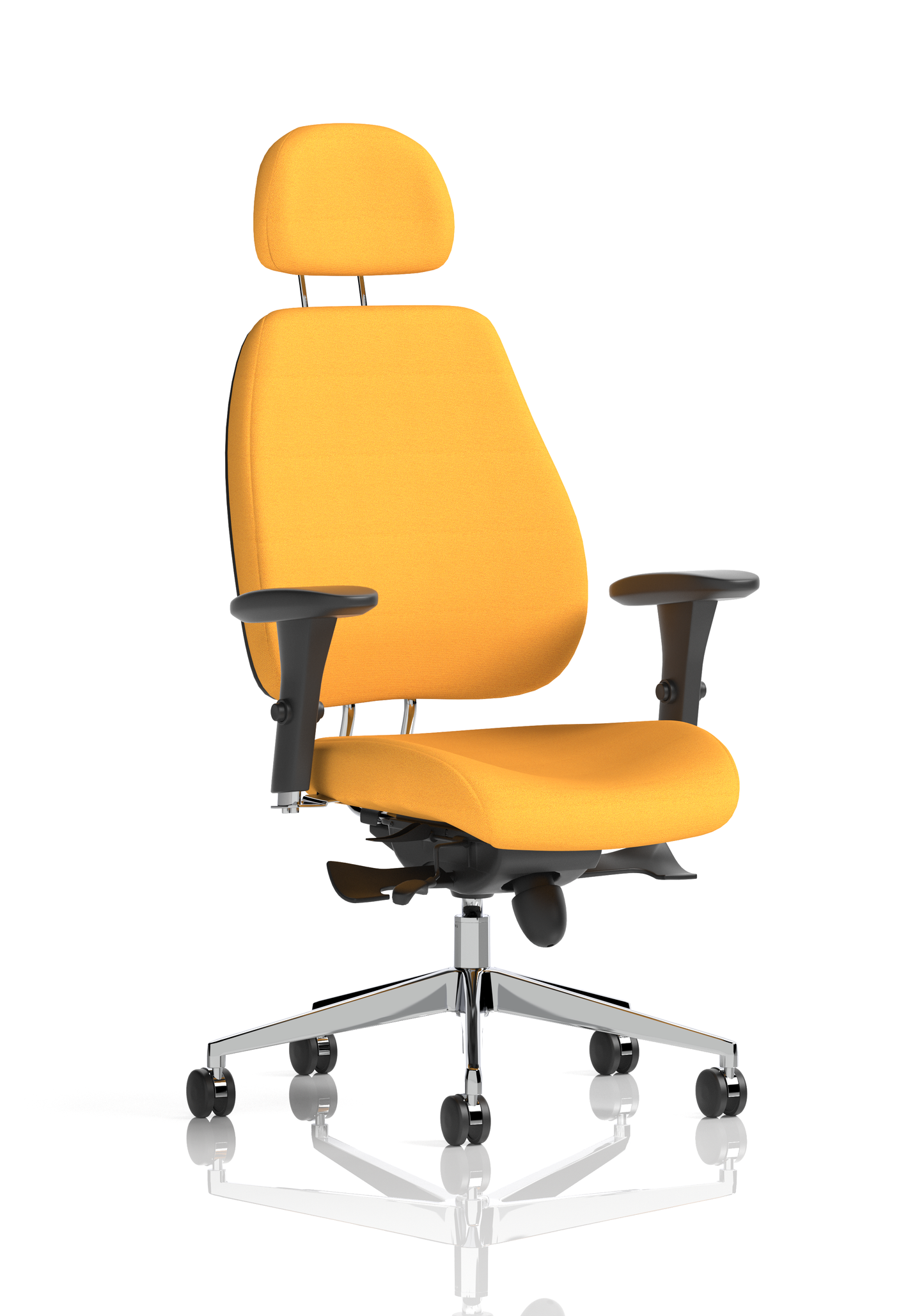 Chiro Plus High Back Ergonomic Posture Chair Black with Arms