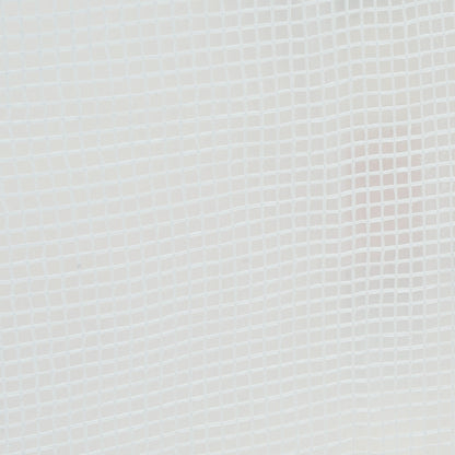 Outsunny 4.5 x 2 x 2 m Polytunnel Greenhouse, Walk-in Green House for Garden with Mesh Windows, Galvanised Steel Frame, White 