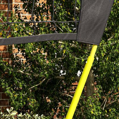 SPORTNOW Portable Badminton Net Set w/ Volleyball Net, Rackets, Shuttlecocks 