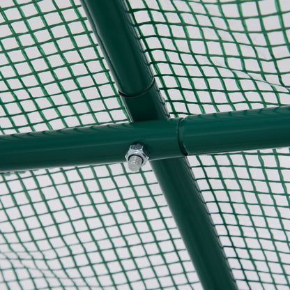 Outsunny 245 x 200cm Polytunnel Greenhouse - Green 