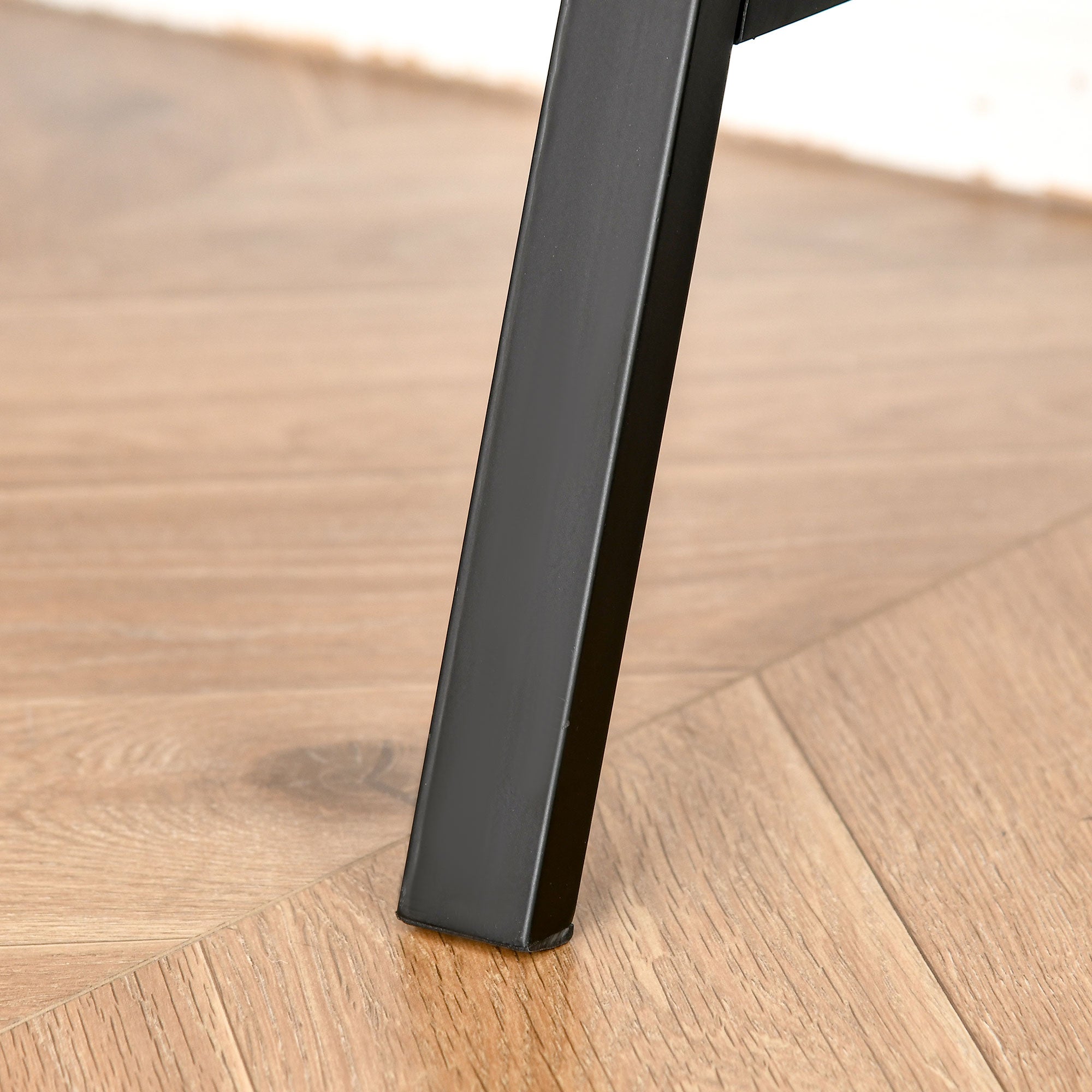 HOMCOM Writing Desk Computer Table Home Office PC Laptop Workstation Storage Shelf 84L x 45W cm Rustic Brown 