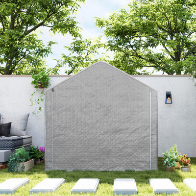 Outsunny 2 x 2m Garden Fabric Storage Tent - Grey 