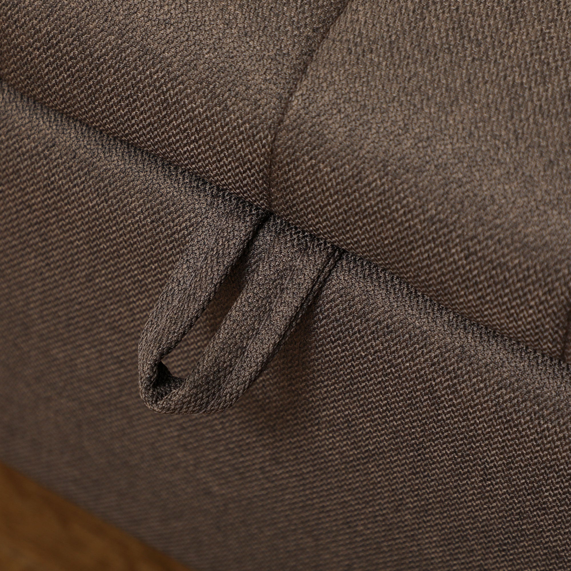 HOMCOM Linen-Look 92 x 31cm Storage Ottoman - Dark Brown