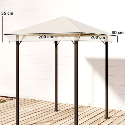 Outsunny 2 x 2 (m) Gazebo Protective Cover, Waterproof Cover for Gazebo, Canopy and Tent 