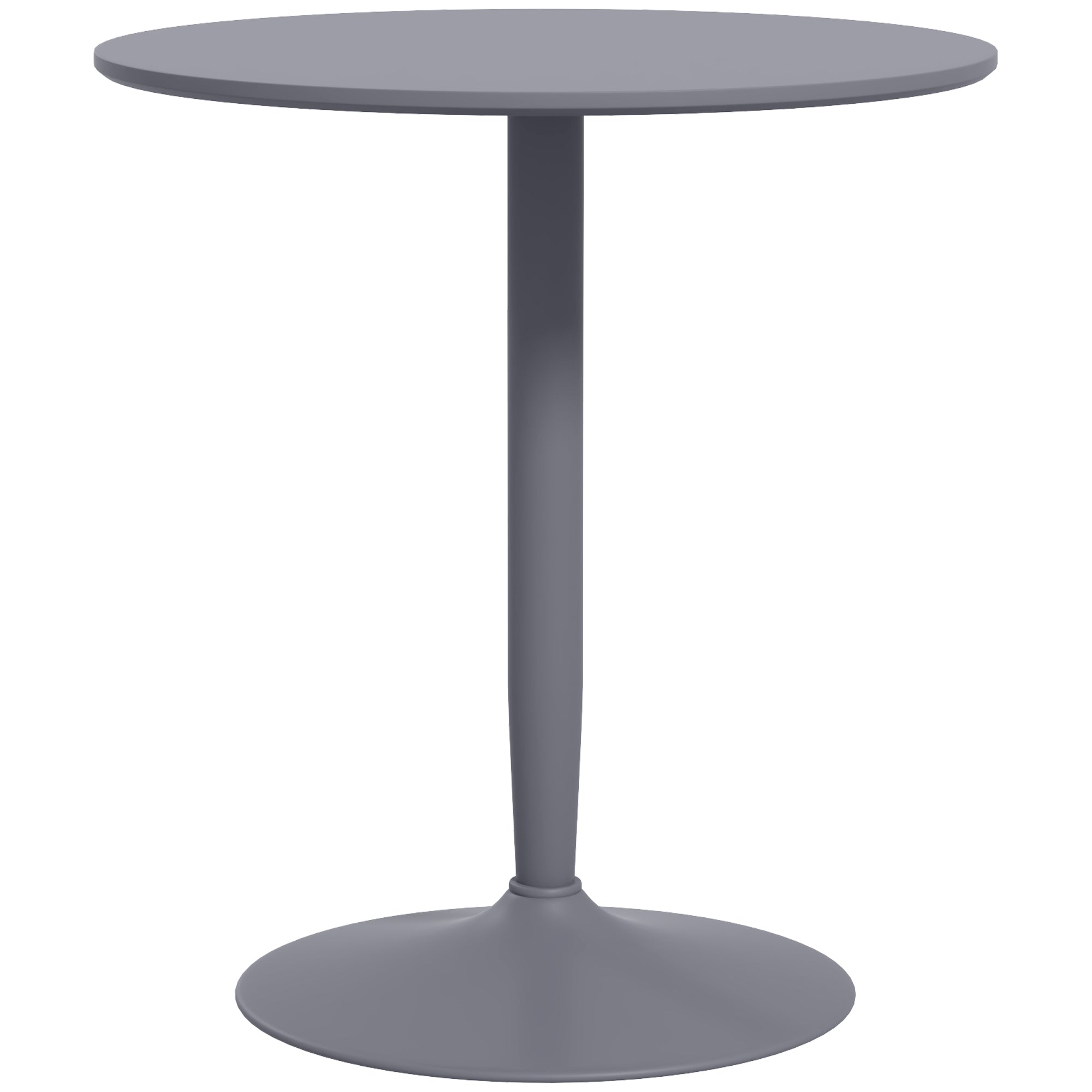 HOMCOM 75H x \'ce\'a670cm Two-Person Minimalistic Dining Table - Grey