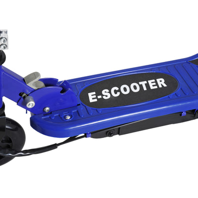 HOMCOM Folding Electric Kids Scooter Ride on Age 7-14, Blue/Black 