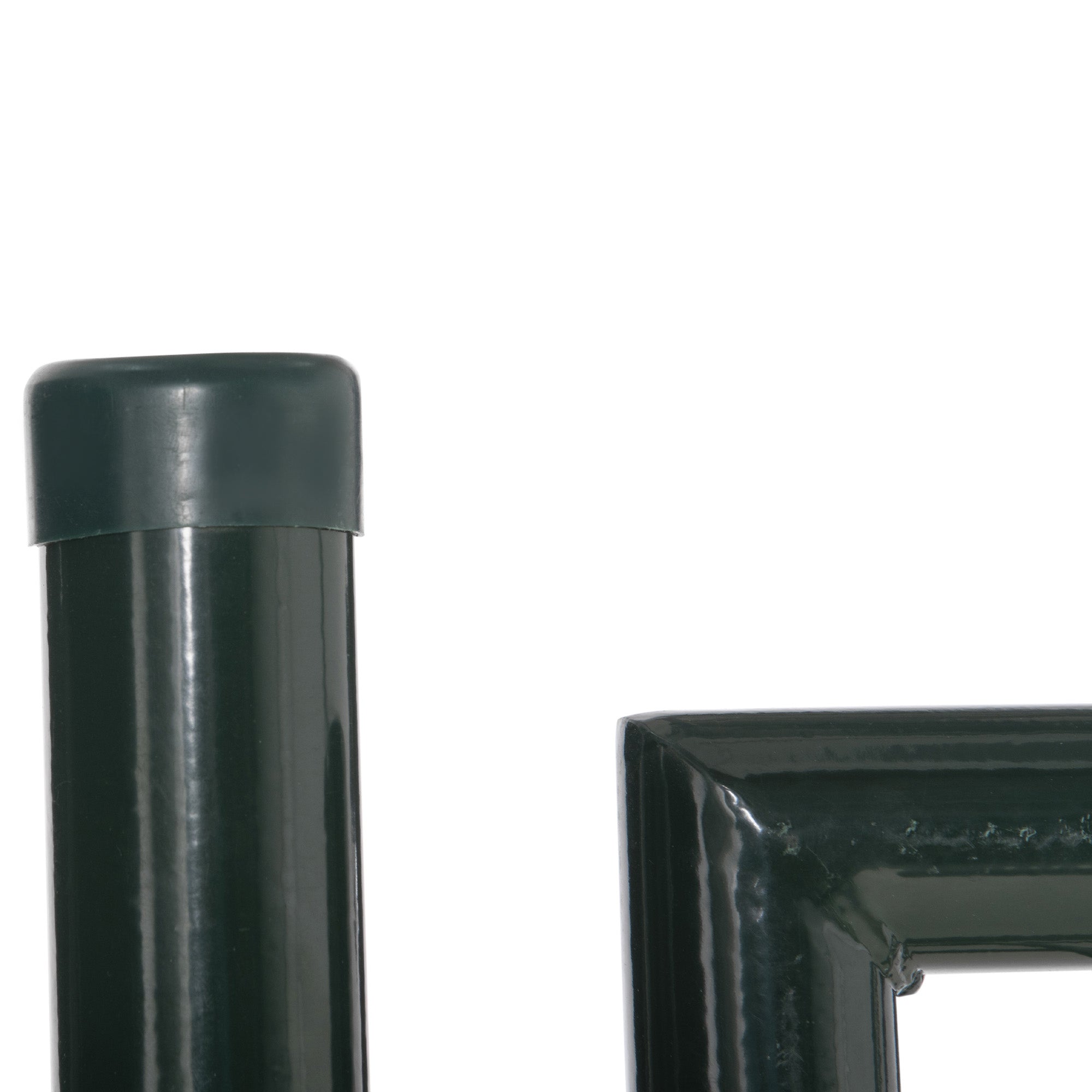 HOMCOM Green Steel Garden Gate with Lock and 3 Keys 97 x 150cm, Green 