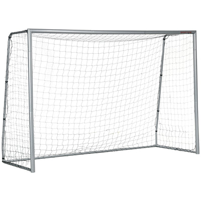 SPORTNOW 10ft x 6.5ft Football Goal, Football Net for Garden with Ground Stakes, Quick and Simple Set Up 