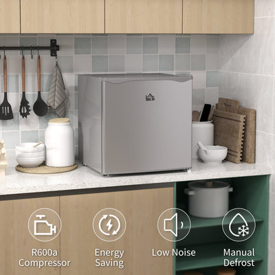 HOMCOM 35L Mini Freezer, -24℃ to -14℃ Temperature - Grey 