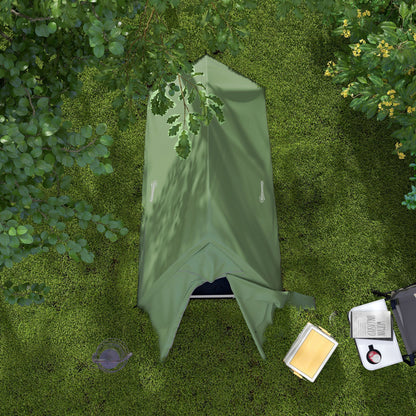 Outsunny Double Layer Camping Tent, 1-2 Man Backpacking Tent with Carry Bag, 2000mm Waterproof and Lightweight, Green 