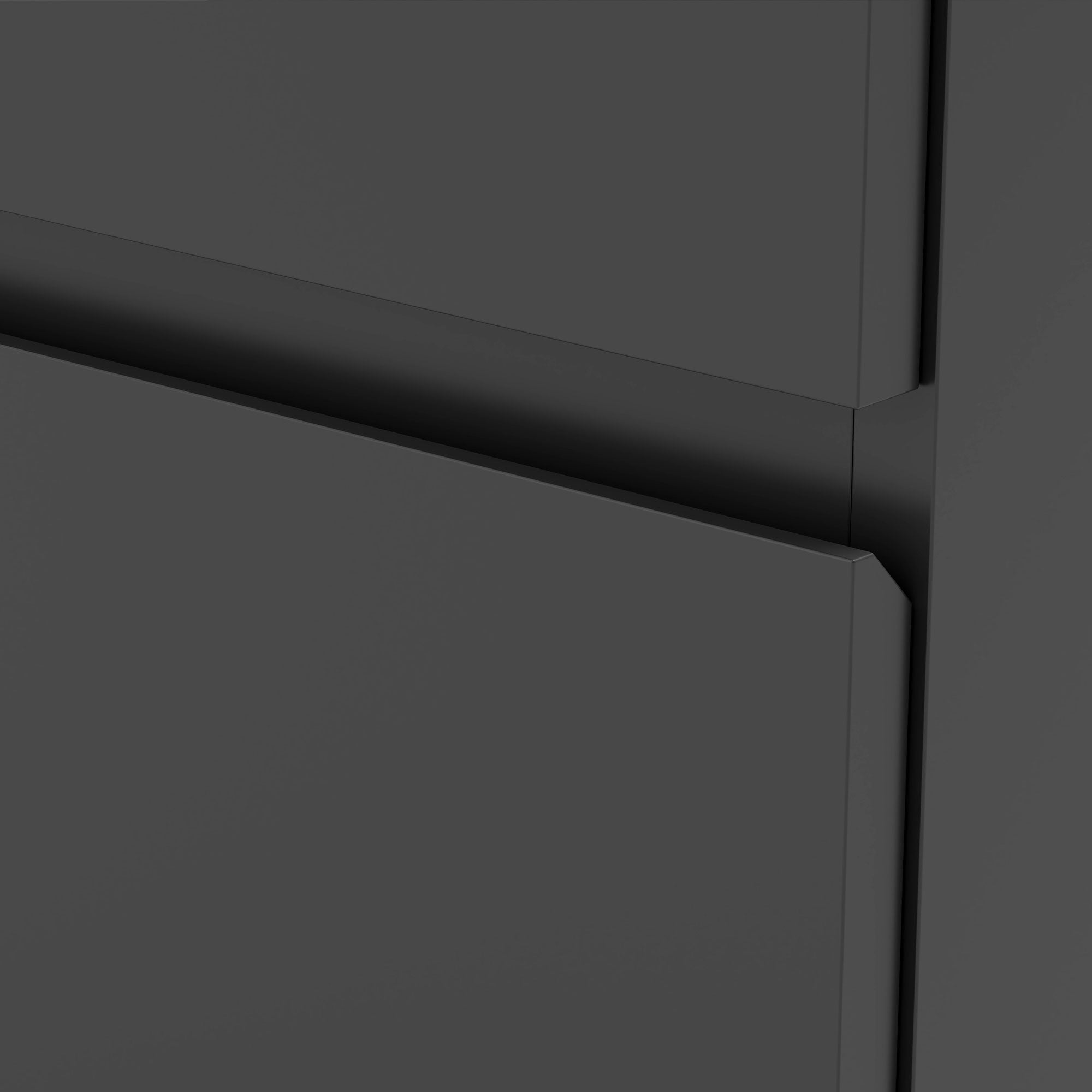 HOMCOM Chest of Drawers, 4-Drawer Storage Cabinets, Modern Dresser, Storage Drawer Unit for Bedroom 