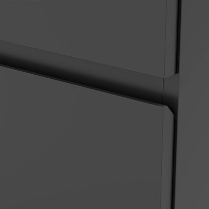 HOMCOM Chest of Drawers, 4-Drawer Storage Cabinets, Modern Dresser, Storage Drawer Unit for Bedroom 