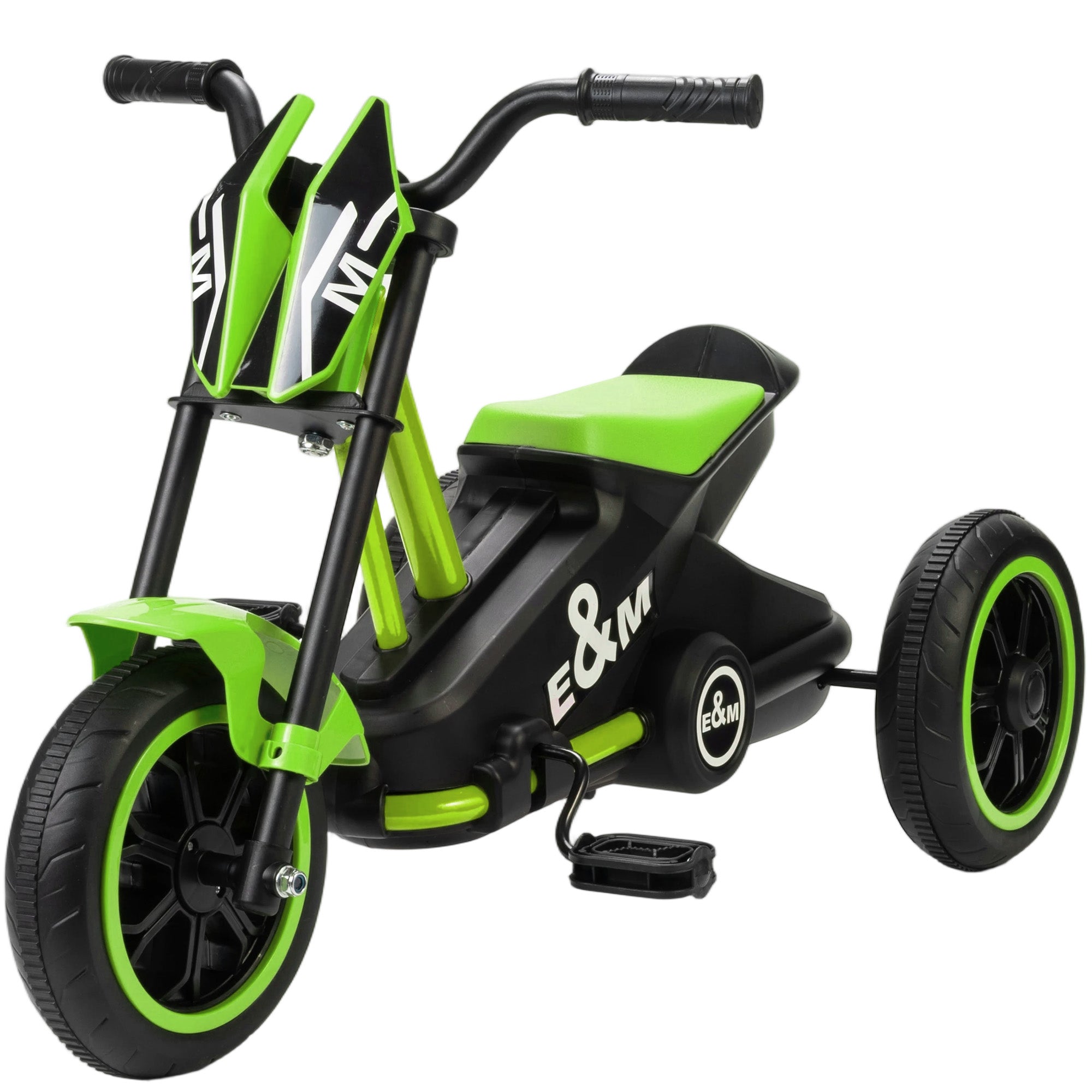 AIYAPLAY Kids Tricycle Baby Trike, Kids Trike with Pedal, 3 Wheel Toddler Balance Bike for Indoor Outdoor Use, Green 