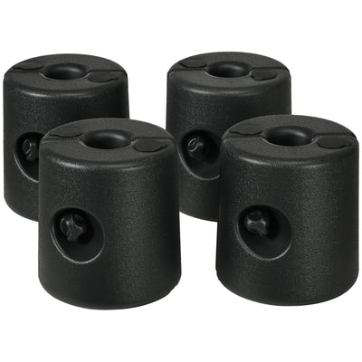 Outsunny HDPE Tent Weights Set of 4, Canopy Weights, Fill with Water or Sand, 48KG 