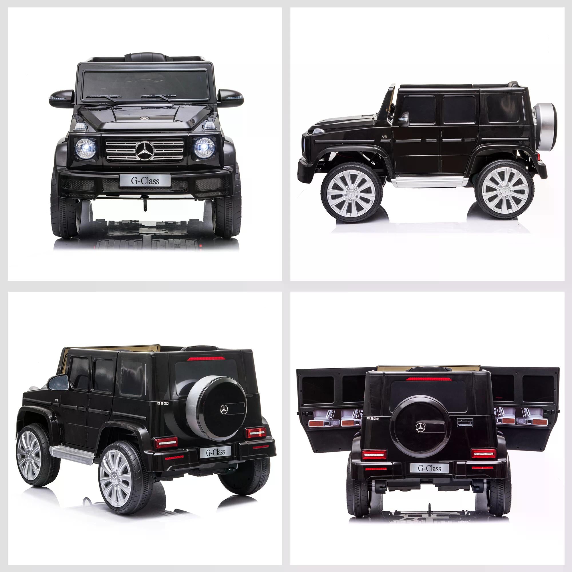 HOMCOM Mercedes Benz G500 12V Kids Electric Ride On Car Toy w/ Remote Control 