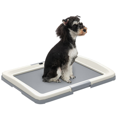 PawHut Dog Toilet Tray for Training Dogs, Dog Litter Tray for Indoor, Outdoor, 63 x 49 x 6cm 