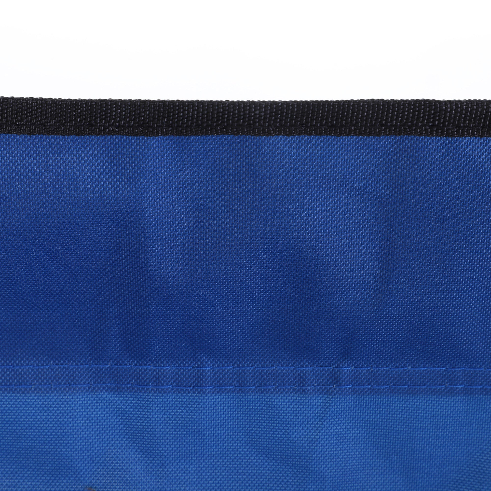 Outsunny 6 Seat Folding Sports Bench Portable Sports Team Bench Spectator Chair with Cooler Bag and Carrying Bag for Outdoor Picnic Camping - Blue 