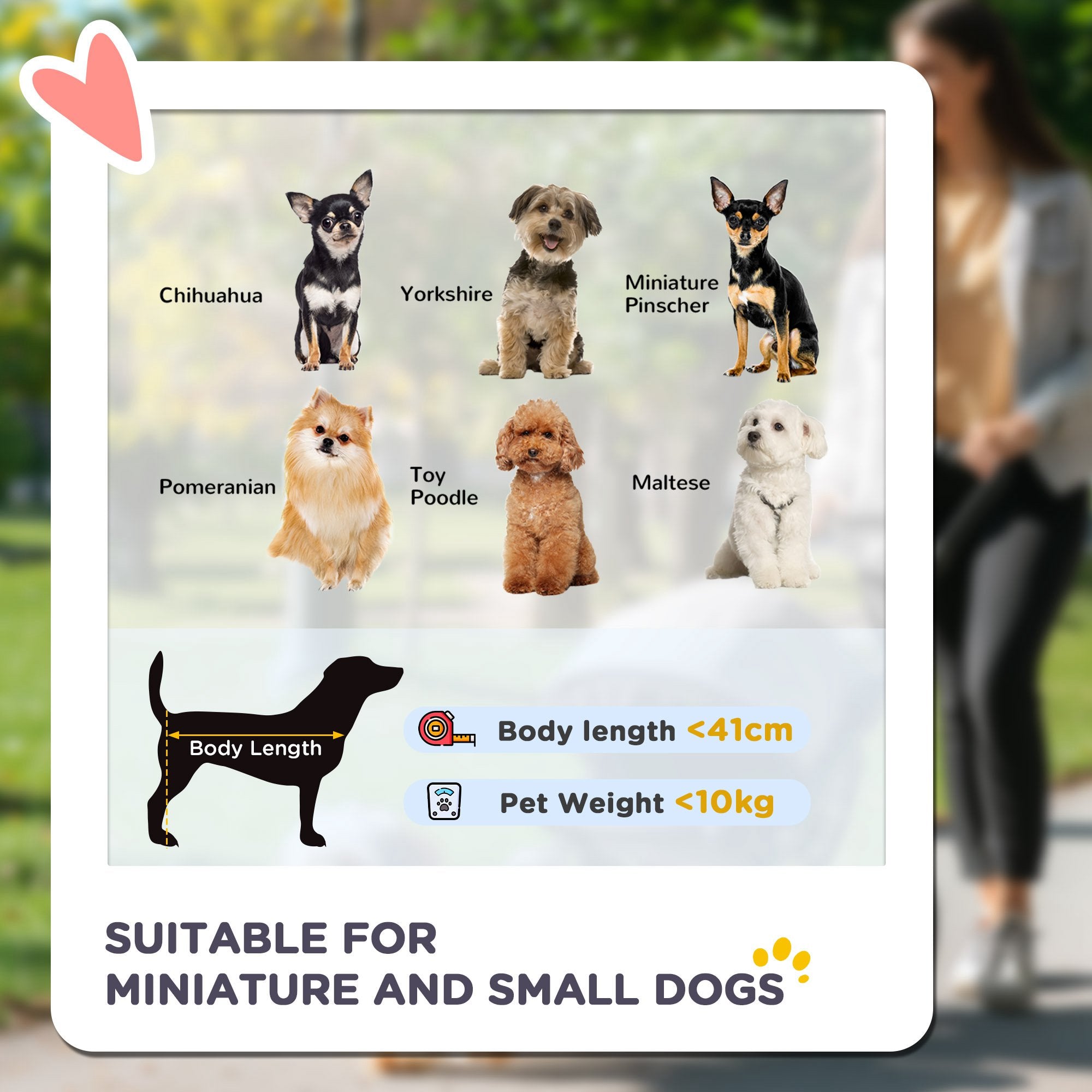 PawHut Dog Pram Dog Stroller Pet Stroller, 3 Wheels Dog Pushchair with Brake, for Small Miniature Dogs, Cats, Red 