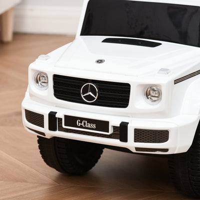 HOMCOM 3 in 1 Kids Children Ride on Push Car Toddler Sliding Car G350 Licensed Walker Foot to Floor Slider Push-Along with Horn Steering Wheel NO POWER Manual, White 