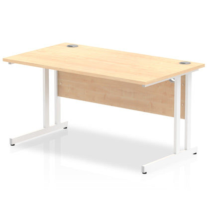 Impulse 1400mm Straight Desk Cantilever Leg