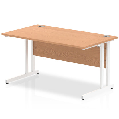 Impulse 1400mm Straight Desk Cantilever Leg