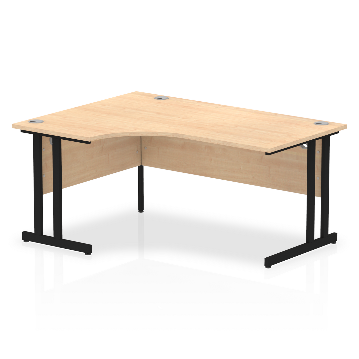 Impulse 1600mm Left Crescent Desk Cantilever Leg