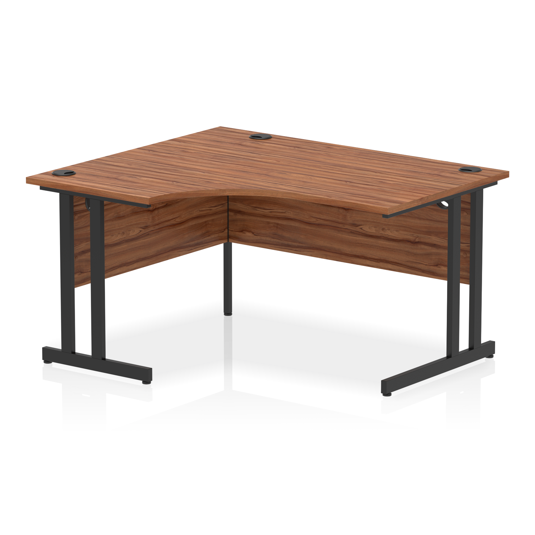 Impulse 1400mm Left Crescent Desk Cantilever Leg