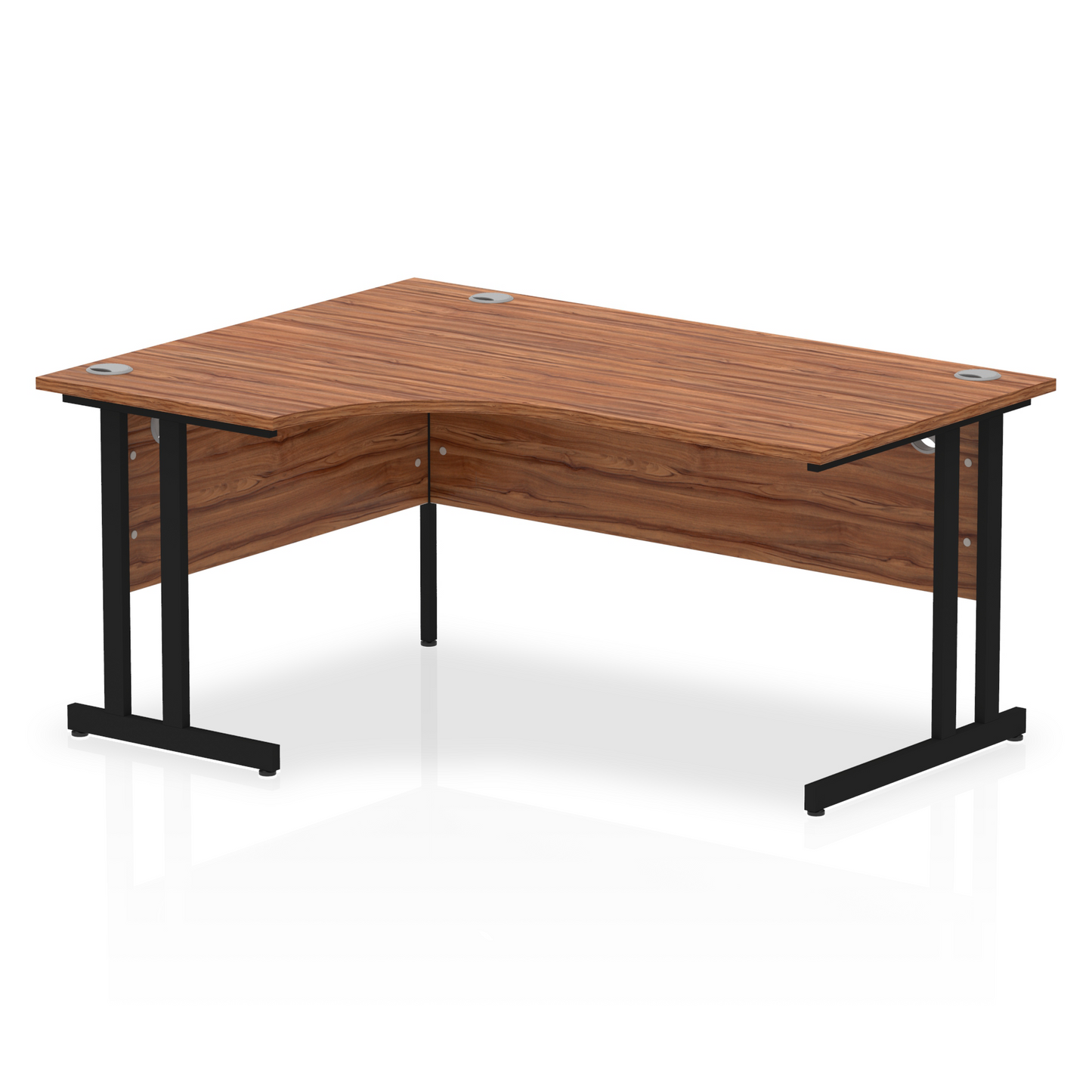 Impulse 1600mm Left Crescent Desk Cantilever Leg