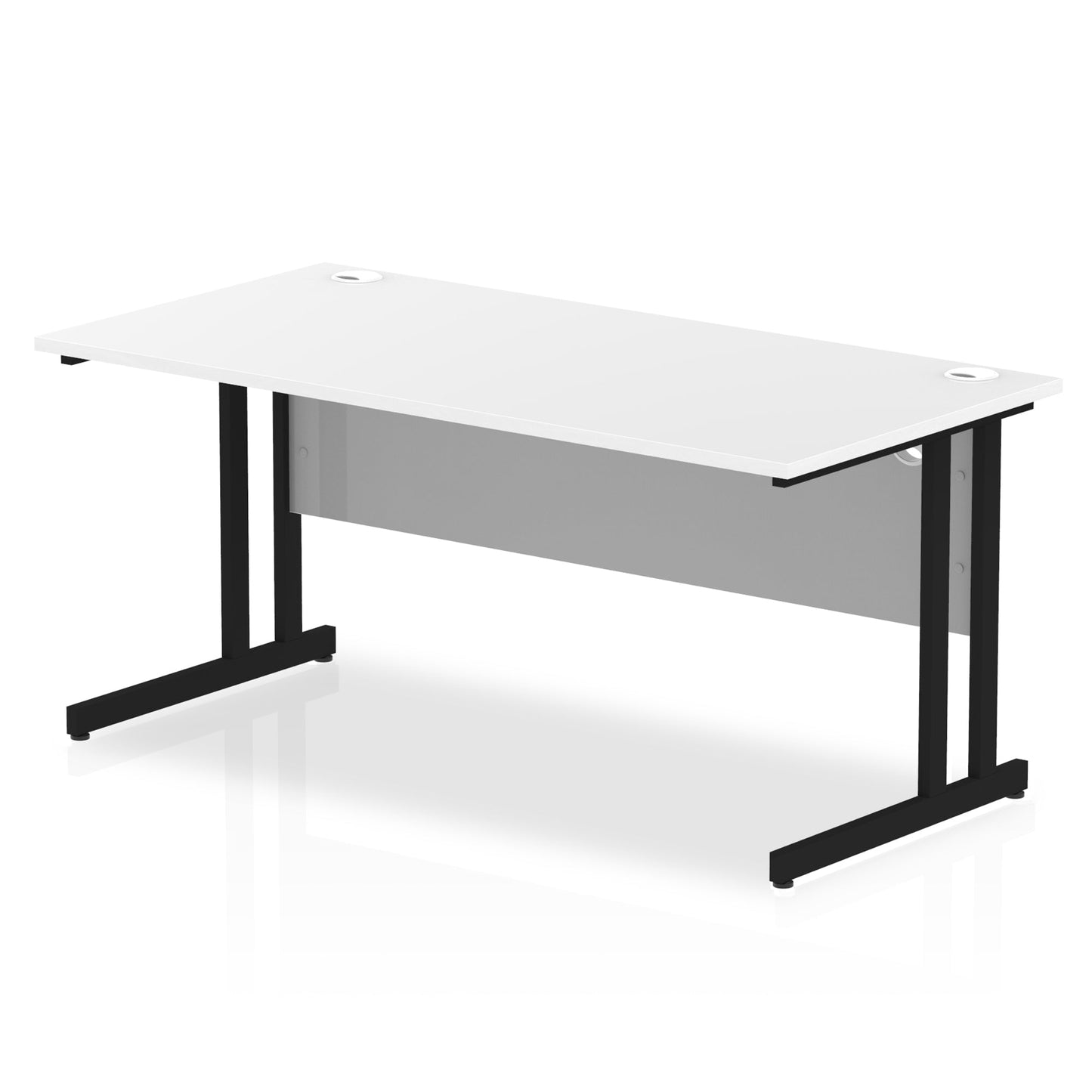 Impulse 1600mm Straight Desk Cantilever Leg