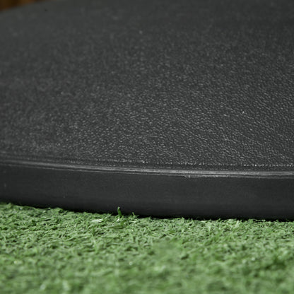 Outsunny Heavy Duty Cement Parasol Base 20kg Round Patio Umbrella Stand Garden Outdoor Shade Holder 