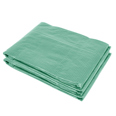Outsunny 6 x 3 x 2m Greenhouse Replacement Cover ONLY Winter Garden Plant PE Cover for Tunnel Walk-in Greenhouse with Roll-up Windows Door Outdoor, Green 