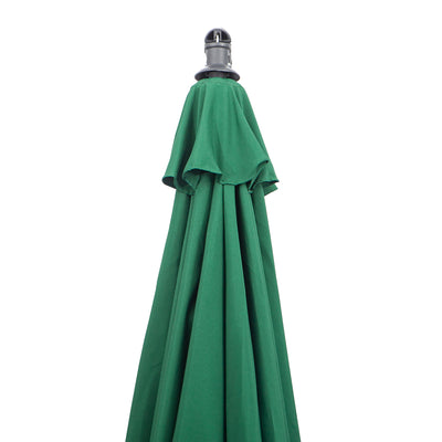 Outsunny 3m Banana Hanging Parasol Umbrella Green 