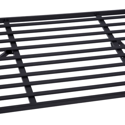 Outsunny Garden Metal Arch Bench Outdoor Patio Rose Trellis Arbour Pergola for Climbing Plant Antique Style 2-Seater Chair, Black 