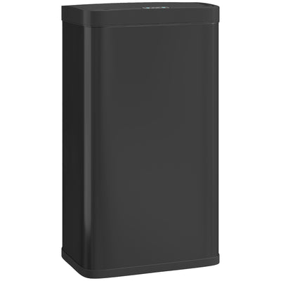 HOMCOM 45L Kitchen Sensor Bin - Black 