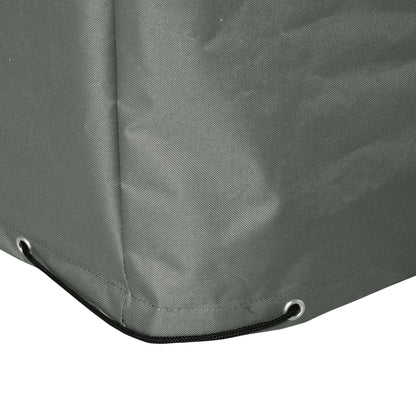 Outsunny 600D Oxford Outdoor Garden Furniture Sofa Set Cover, Waterproof Anti-UV Rattan Sun Lounger Protection Protector Cover, 275L x 205W x 90Hcm, Grey 