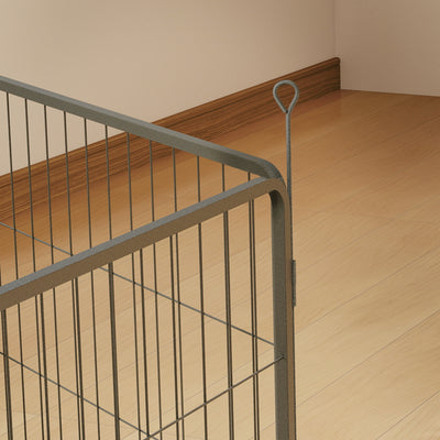 PawHut 2 Piece Dog Pen Expansion Pack for 60cm High Pet Playpen with 3 Stakes, for Small Dogs 