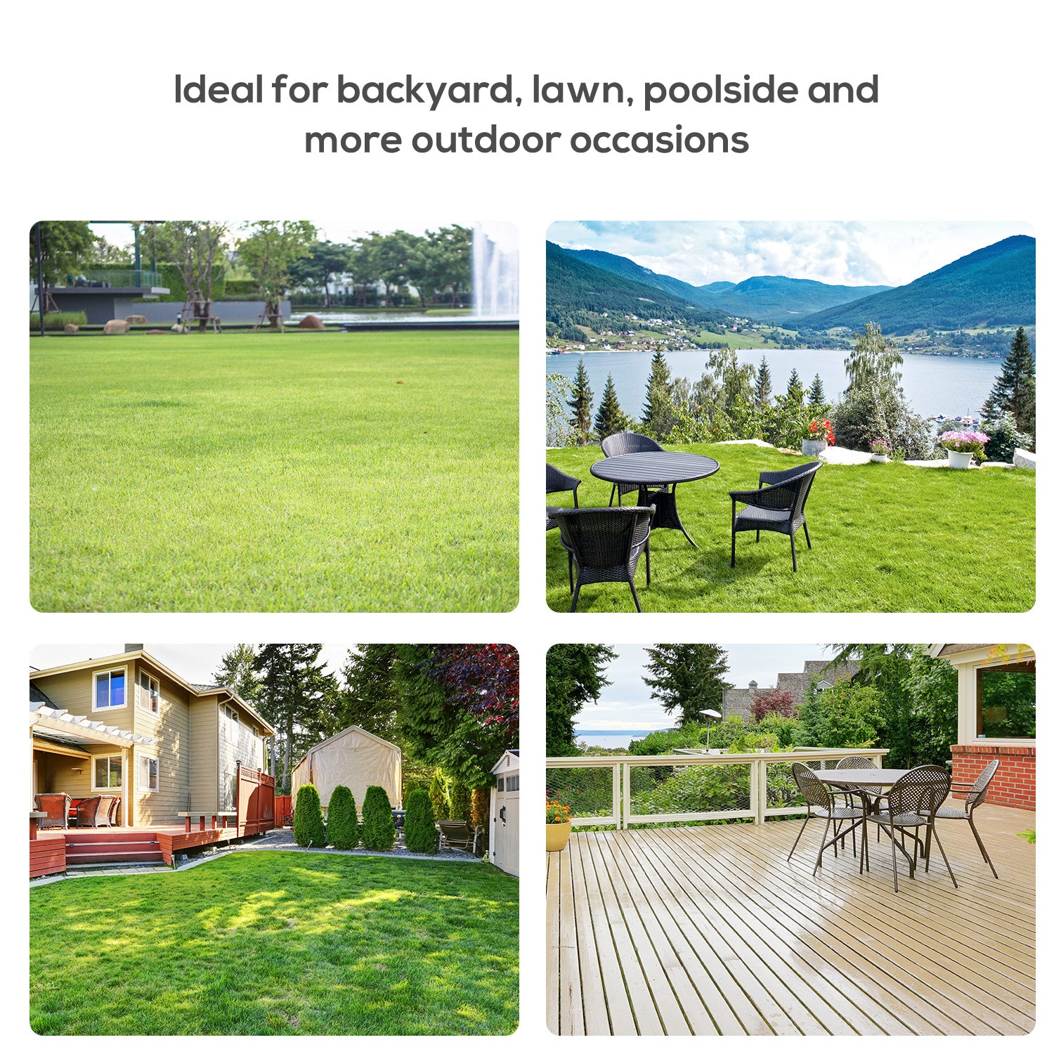 Outsunny 3(M)x3(M) Garden Gazebo Double Top Outdoor Canopy Patio Event Party Wedding Tent Backyard Sun Shade with Netting - Cream White 