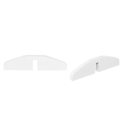 PawHut 3 Panels Dog Gate w/ Support Feet Fence Safety Barrier Freestanding Wood White 