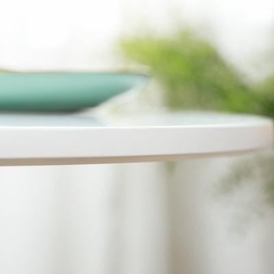 HOMCOM 75H x \'ce\'a670cm Two-Person Minimalistic Dining Table - White 