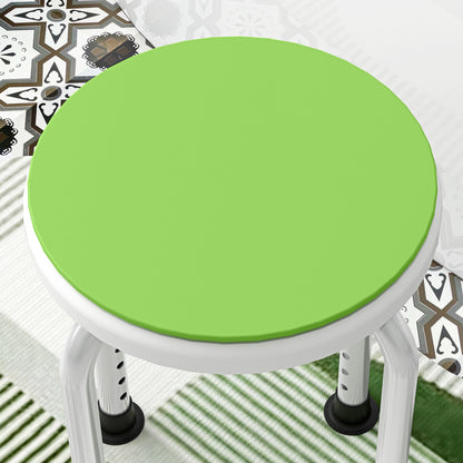 HOMCOM 360\'c2\'b0 Swivel Shower Chair, Height Adjustable Aluminium Shower Stool with Non-Slip Feet for Disabled, Elderly, Green