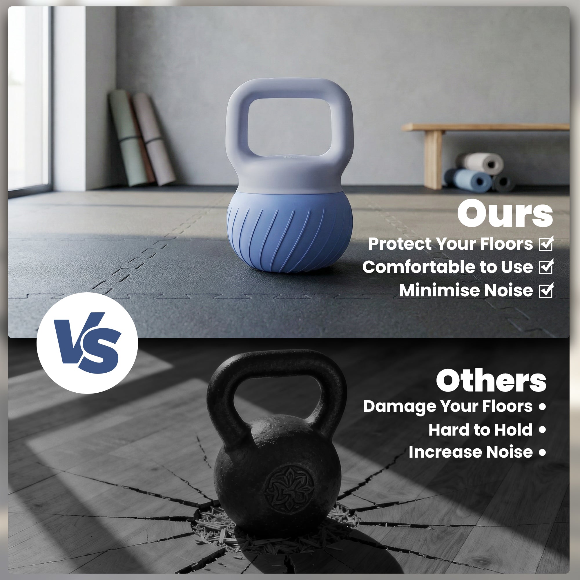 SPORTNOW Soft Kettlebell, 10kg Kettle Bell with Anti-Slip Grip for Home Gym Weight Lifting and Strength Training 