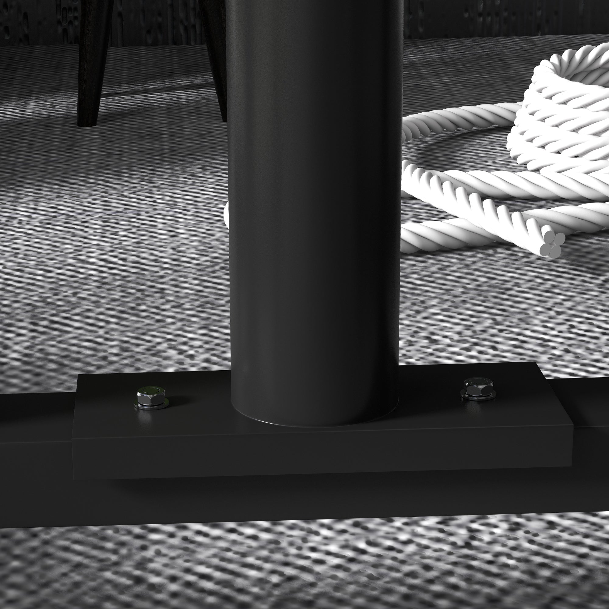 SPORTNOW Weight Rack for Olympic Weight Plate, 3 Tier Weight Tree for 2 inch Plates and Bars, Weight Organiser Stand with 4 Transport Wheels and Clamps for Home Gym, Max Load 200kg, Black 