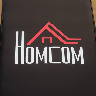HOMCOM Adjustable Weight Bench Foldable Bench Press, with Barbell Rack, Black 