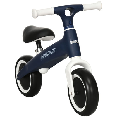 AIYAPLAY Baby Balance Bike, with Adjustable Seat, for 1.5-3 Years - Blue 